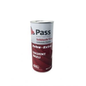 Pass Selülozik Tiner Çift Extra 0.700 Ml