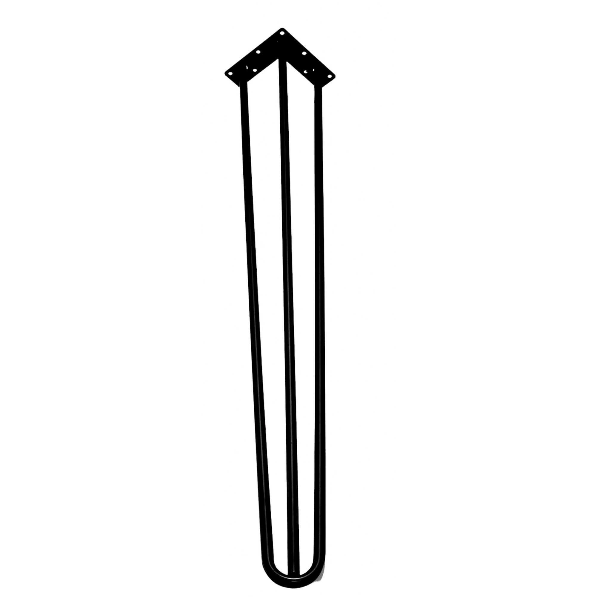 Koldoor Martı Mat Siyah Metal Mobilya Masa Sehpa Ayağı 71 CM 1 Adet