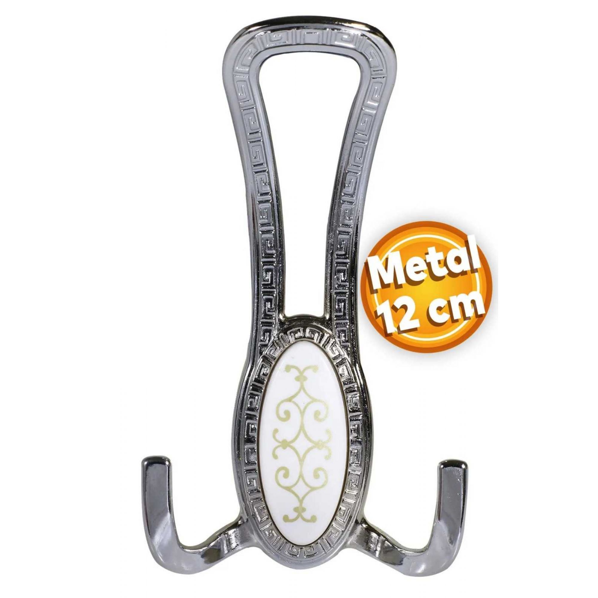 Mobilya Portmanto Dolap Vestiyer Askısı Krom Zamak Metal 10 Adet