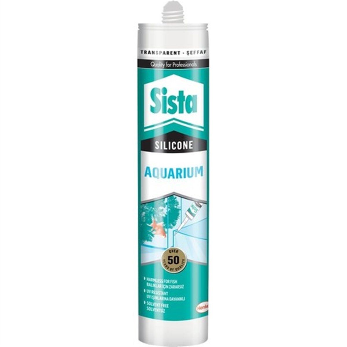 Sista 310ml Şeffaf Akvaryum Silikonu