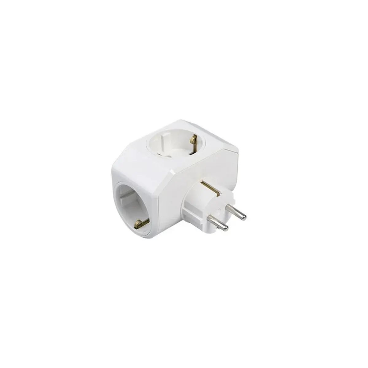 Viko Yonca Plus Üçlü 3lü Topraklı Priz Beyaz 90303003-zm