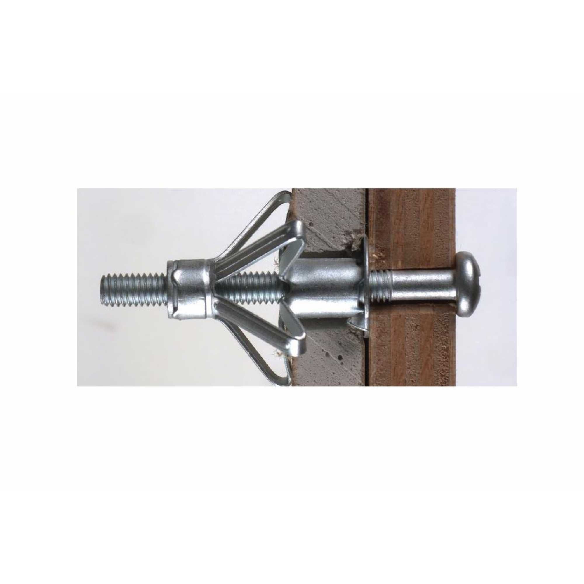 Paraşüt Tipi Çelik Dübel Alçıpan Dübeli Çift Kat Alçıpan Uyumlu 5x65 MM 100 Adet