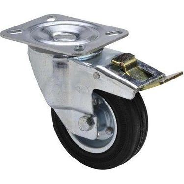 Uygur Kauçuk Tablalı Döner Servis Tekeri 125 MM 1 Adet
