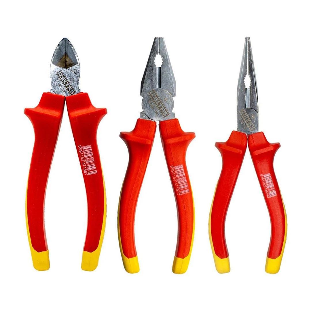 İzeltaş Elektrikci İzoleli Pense 160 MM 1000 V