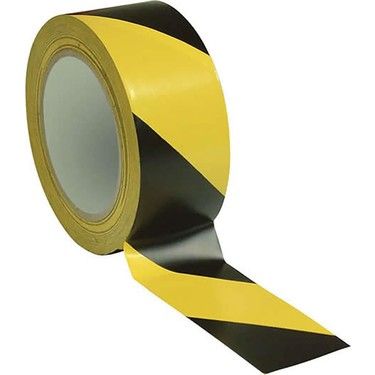 Yer İşaretleme Bandı Yrd Sarı Siyah 50 MM 30 Metre 1 Adet