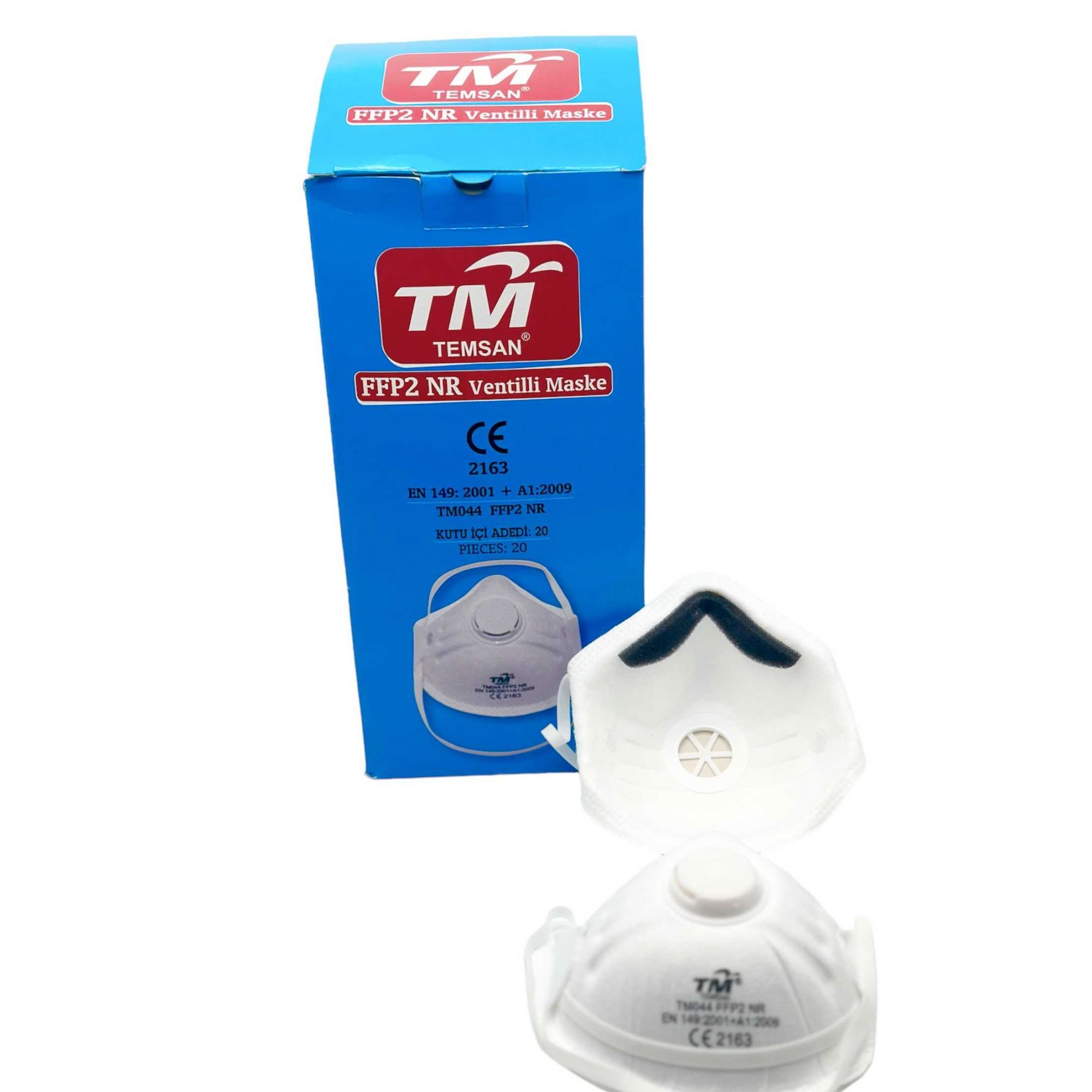 Toz Maskesi Temsan Ffp2 Nr Ventilli Maske 5 Adet