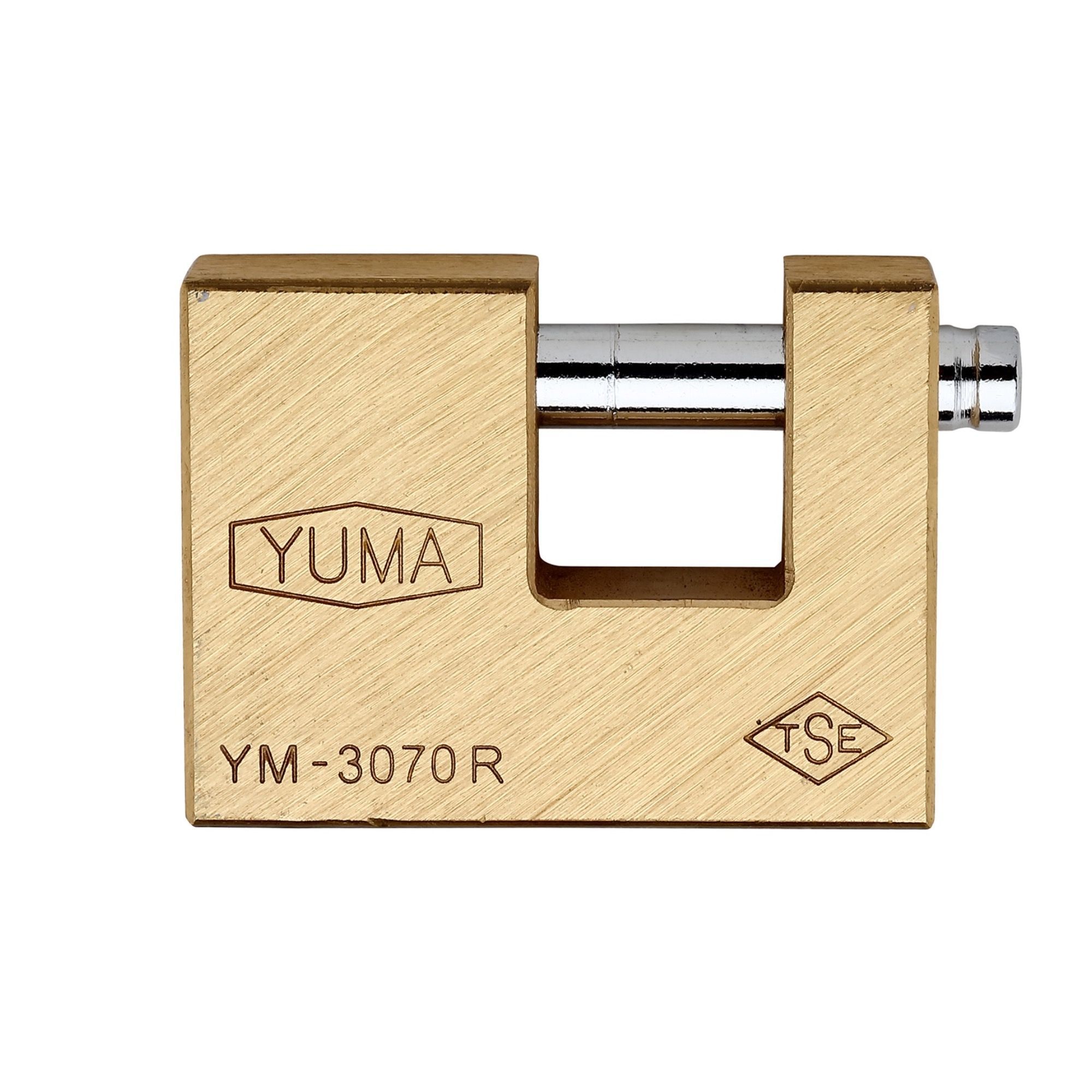 Yuma Kayar Milli Pirinç Asma Kilit 70 MM Ym-3070