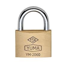 Yuma Sarı Pirinç Asma Kilit 60 MM Ym 2060