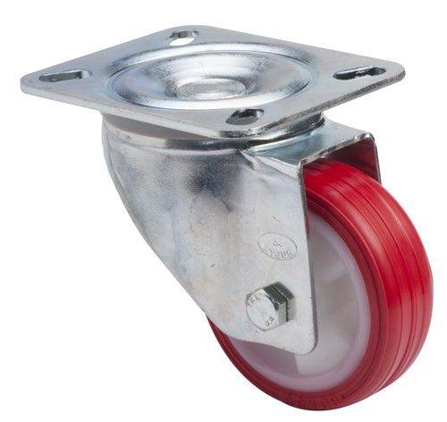 Uygur Termo Kauçuk Tablalı Dönerli Teker 80 MM 4 Adet