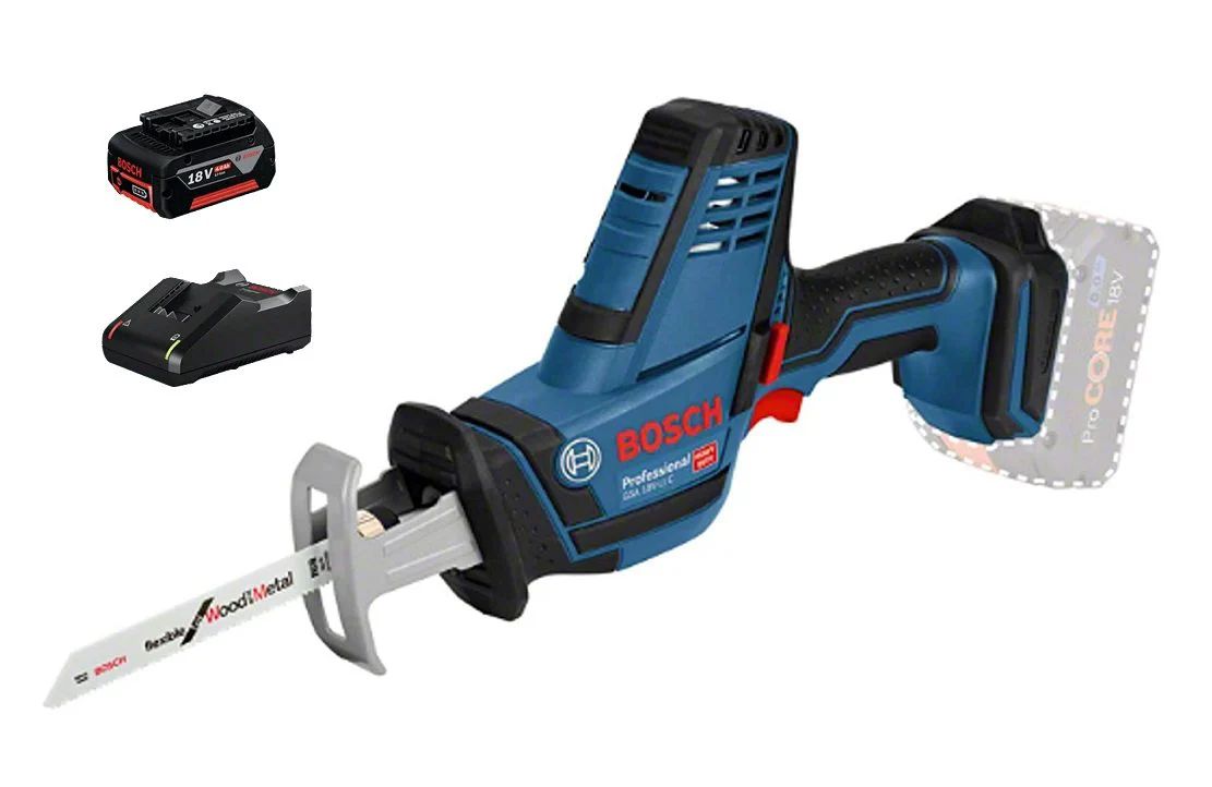 Bosch Professional Gsa V-li 1x4.0ah Akülü Panter Testere Tilki Kuyruğu