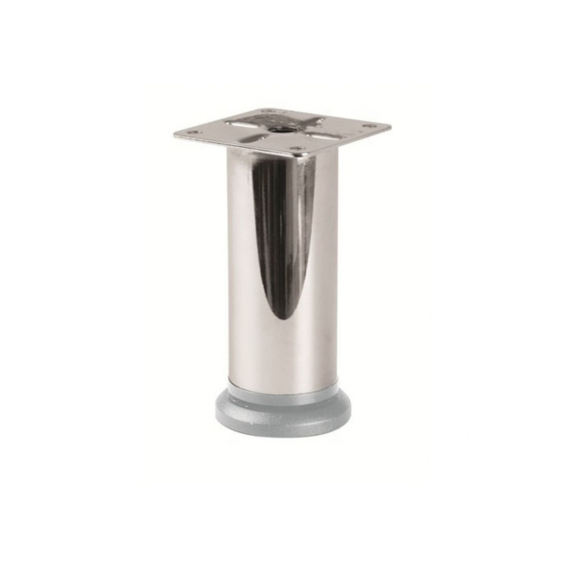 Mobilya Ayağı Ayarlanabilir Metal Krom 12 CM 4 Adet