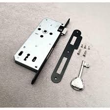 Özen Handles Oval İç Kapı Oda Kilidi Gömme Kilit 45/90/18 Siyah 5 Adet