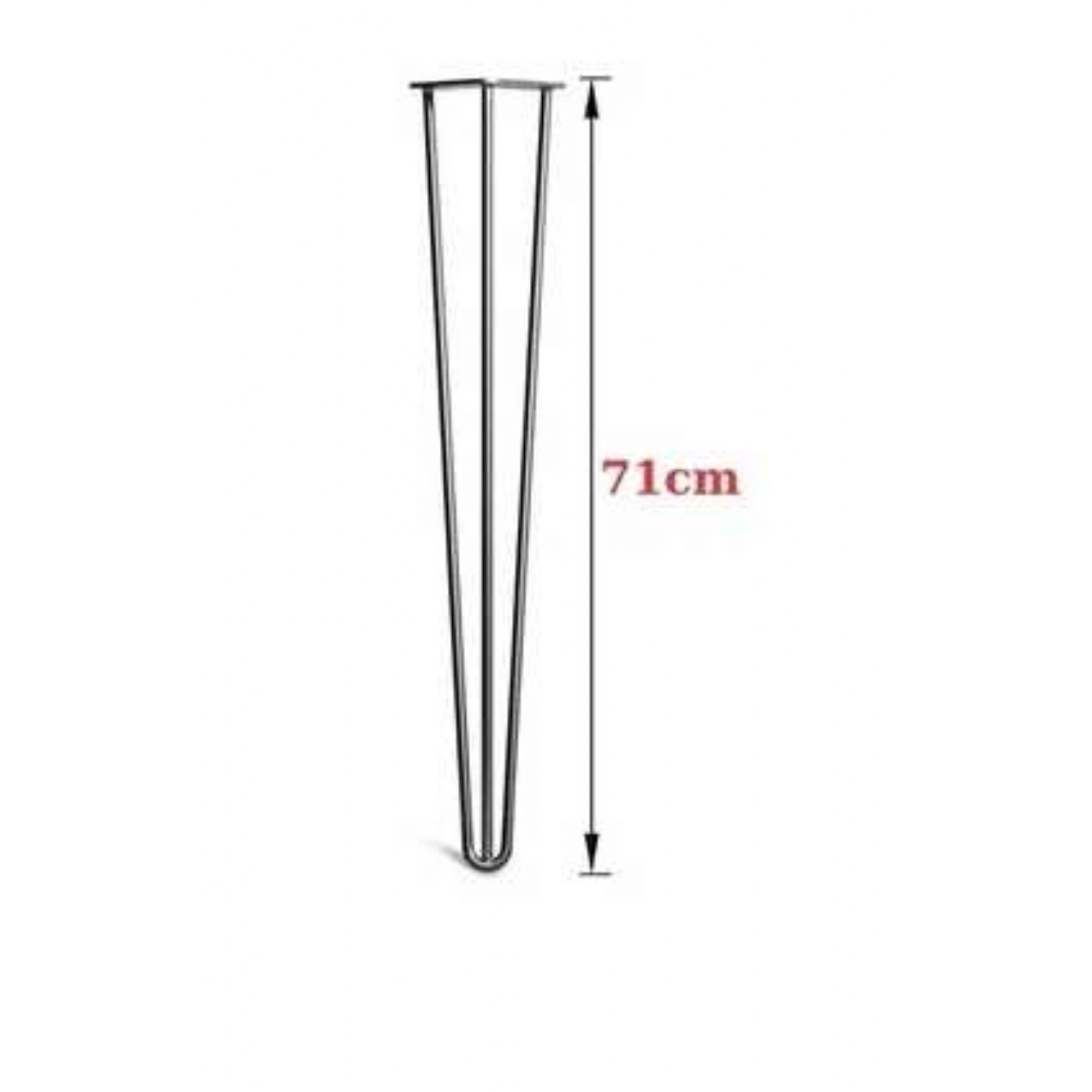 Metal Mobilya Masa Sehpa Ayağı 71 CM 1 Adet