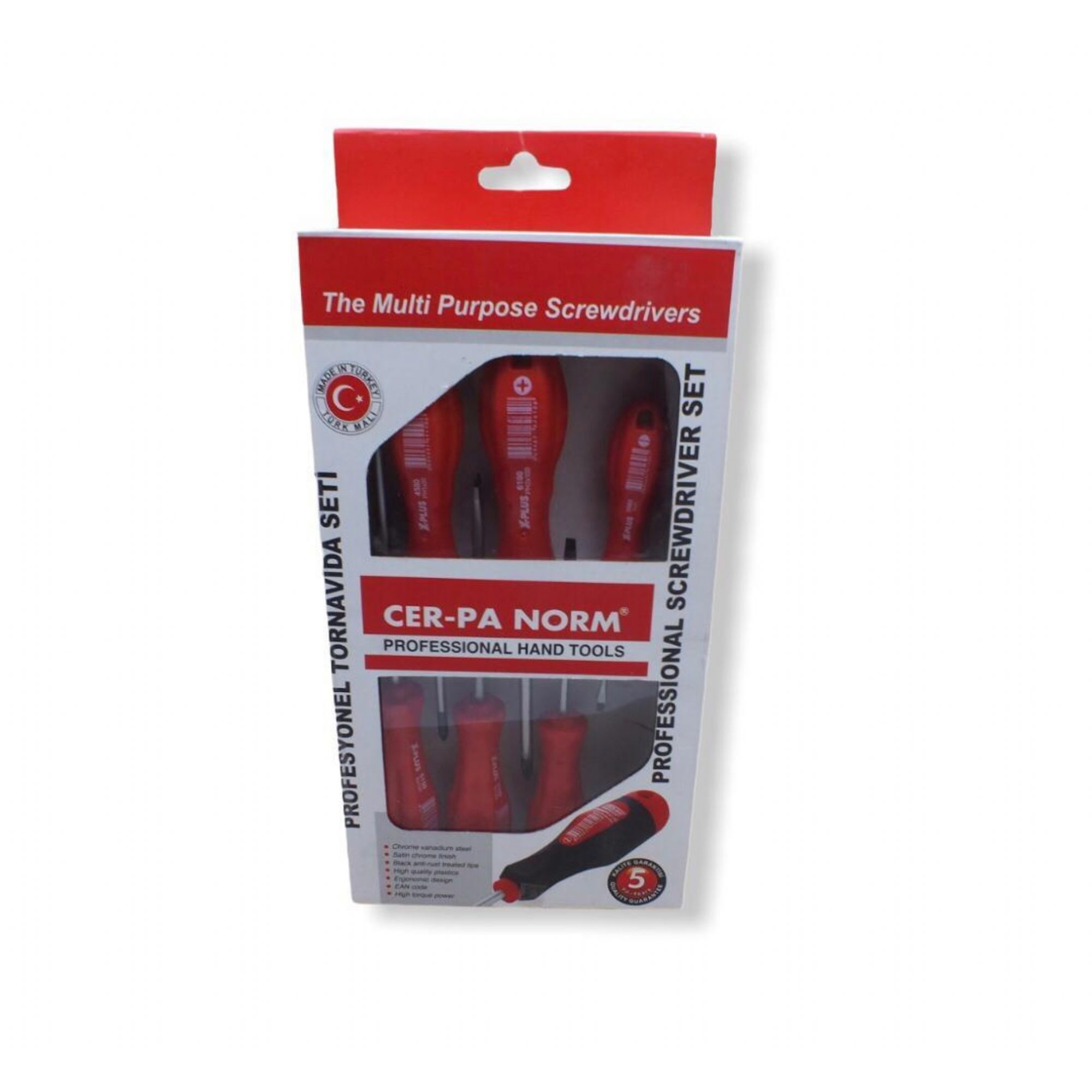 Cer-pa X-plus Yıldız-düz Tornavida Takımı 6 Pcs. 1006 22 6006