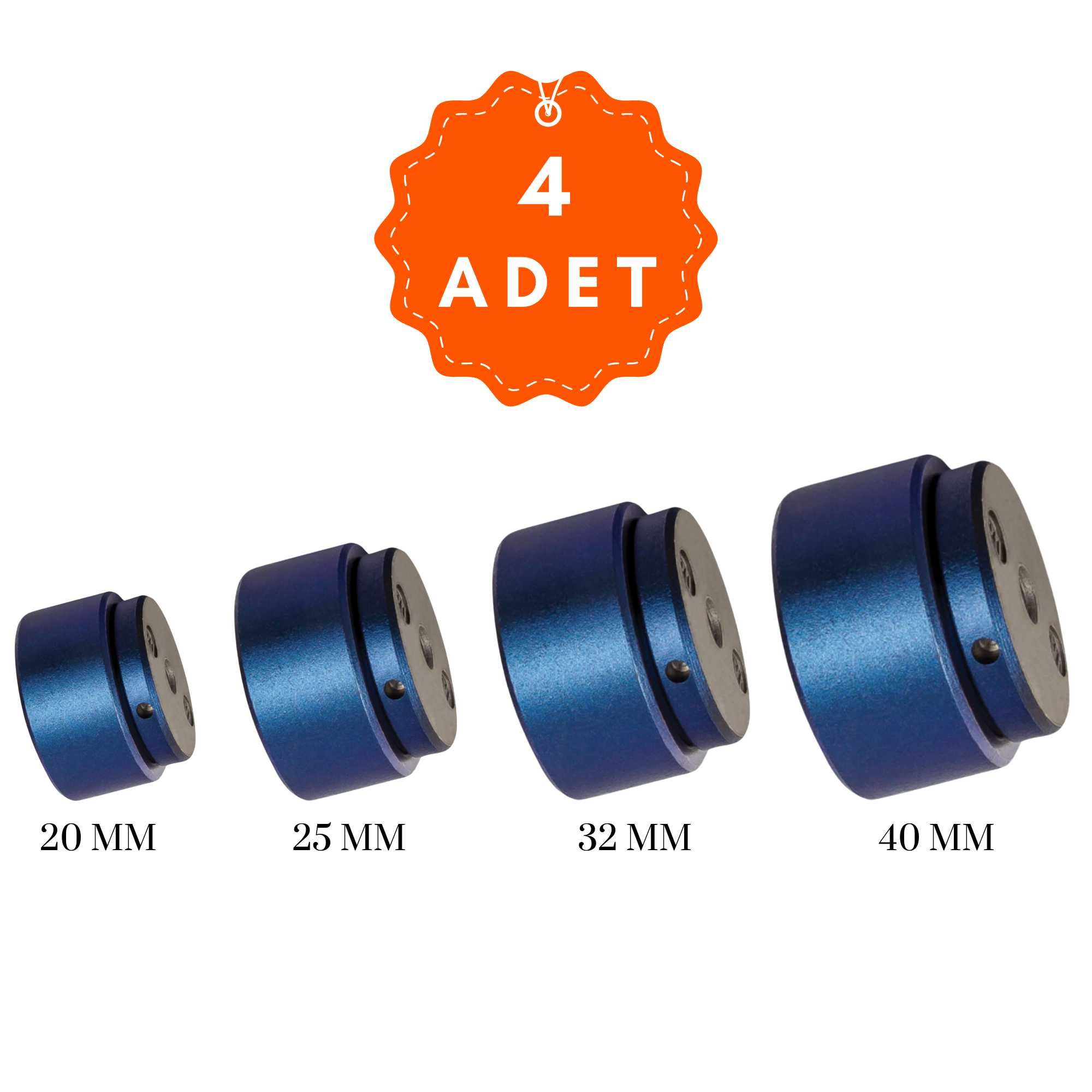 Candan Pprc Boru Lokması Plastik Kaynak Paftası 40 MM 32 MM 25 MM 20 MM
