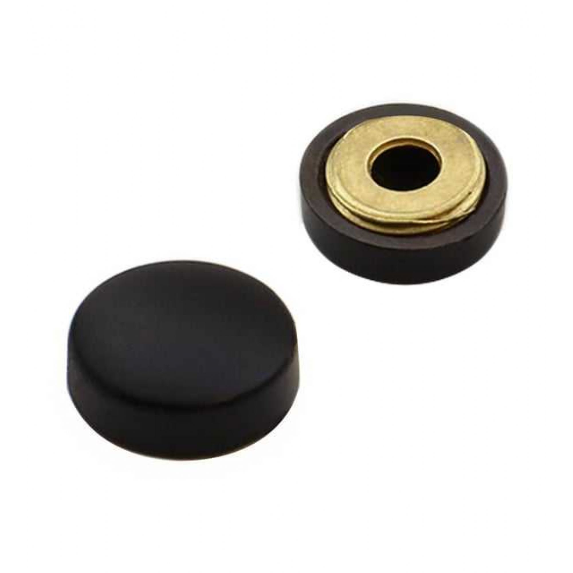 Dekoratif Mat Siyah Vida Kapağı Metal Vida Tapası 20 MM 1 Adet