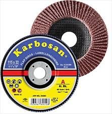 Karbosan Flap Disk Ao Kırmızı 115x22mm 40 Kum 1 Adet