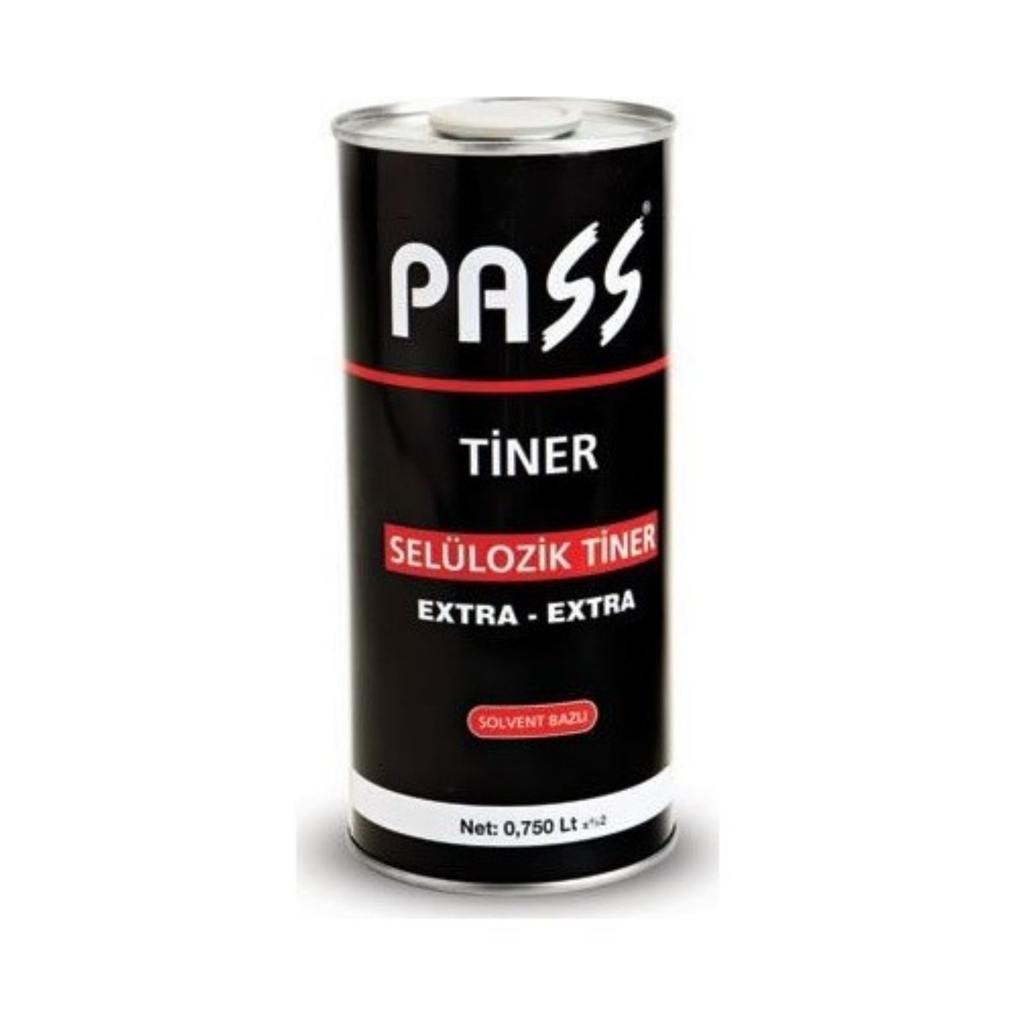 Pass Selülozik Tiner Çift Extra 0.700 Ml