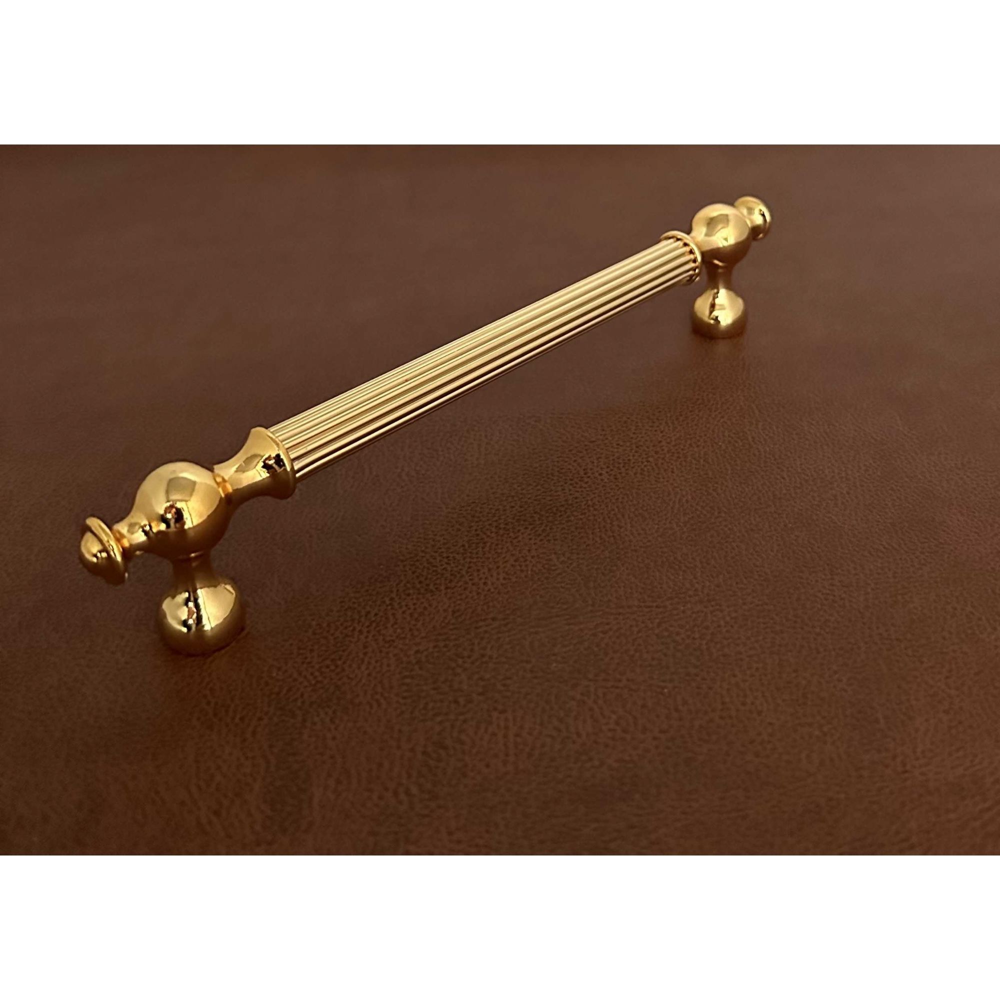 Hanedan Çizgili Gold Mobilya Dolap TV Ünitesi Mutfak Çekmece Kulpu 160 MM 16 CM 1 Adet