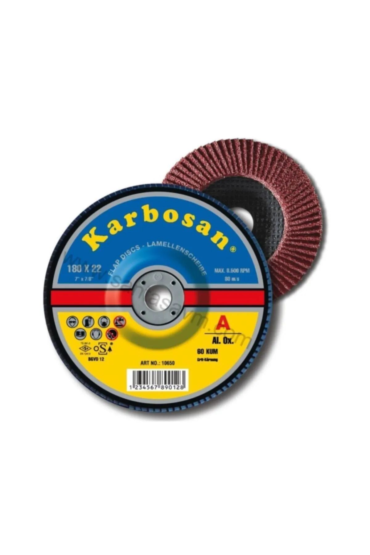 Karbosan Zr Flap Disk Zirkonyum 115x22mm 40 Kum 1 Adet