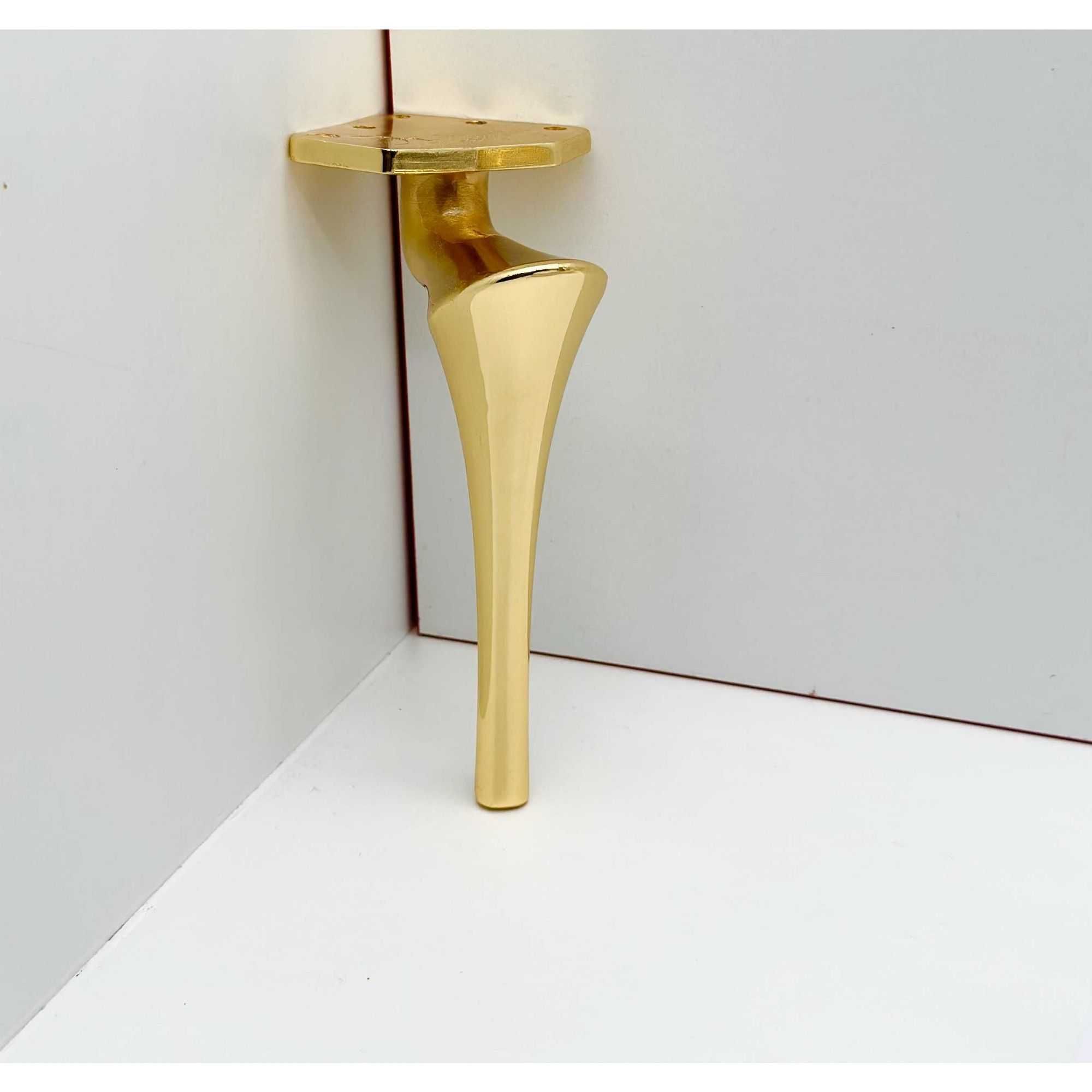 Gold Koltuk Komidin TV Ünitesi Vestiyer Mobilya Ayağı 16 CM 16 Adet